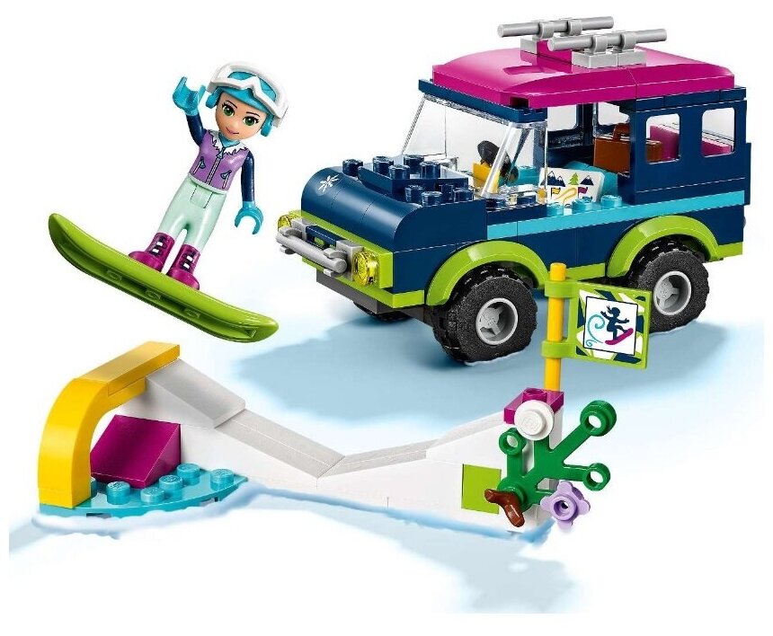 LEGO Friends Горнолыжный курорт: внедорожник - фото №9