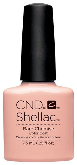 CND Shellac Гелевое покрытие Bare Chemise 7,3 мл.