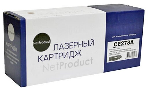 Картридж NetProduct (N-CE278A) для HP LJ Pro P1566/P1606dn/M1536dnf, 2,1K