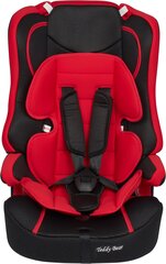 Автокресло группа 1/2/3 9-36 кг Teddy Bear 513 RF премиум RED+BLACK DOT