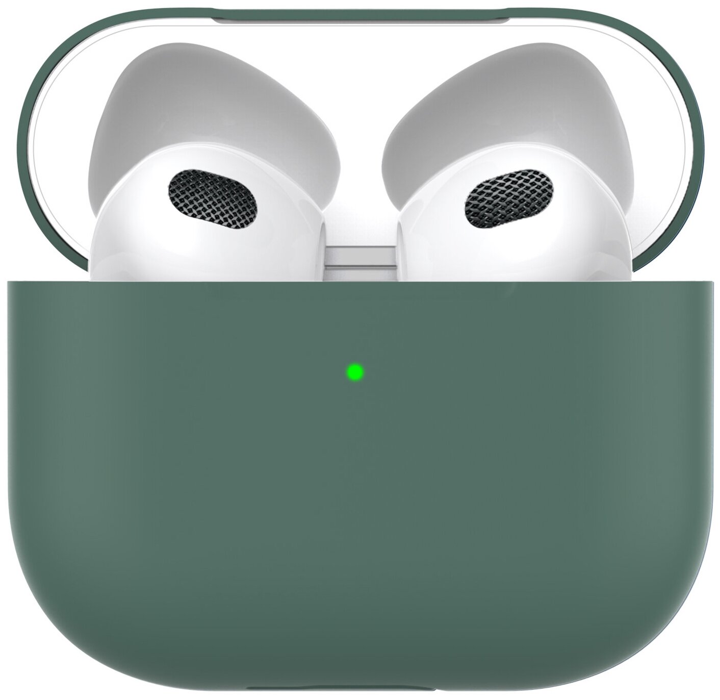 Силиконовый чехол Ultra Slim для AirPods 3, зеленый, Deppa 47321