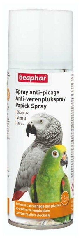 Средство Beaphar для птиц Papick Spray против выдергивания перьев, 200мл - фото №2