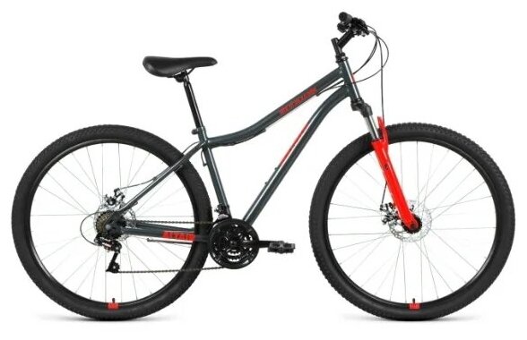 Велосипед ALTAIR MTB HT 29 2.0 Disc"-21г. (17" / темно-серый-красный )