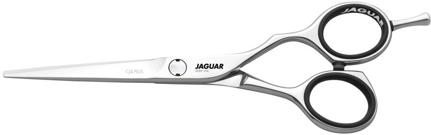 Парикмахерские ножницы JAGUAR Silver Line CJ4 PLUS прямые эргономичные 5,5", серебристые 9255