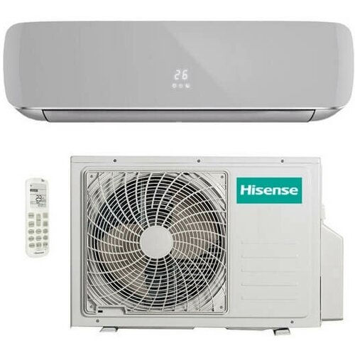 Кондиционер (сплит-система) Hisense Crystal Silver Dc Inverter AS-09UW4RYDTG05(S)