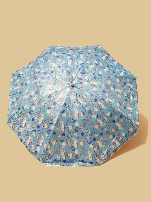 Зонт пляжный наклонный d 170 cм, h 190 см, п/э 170t, 8 спиц, чехол, арт. SD180-8
