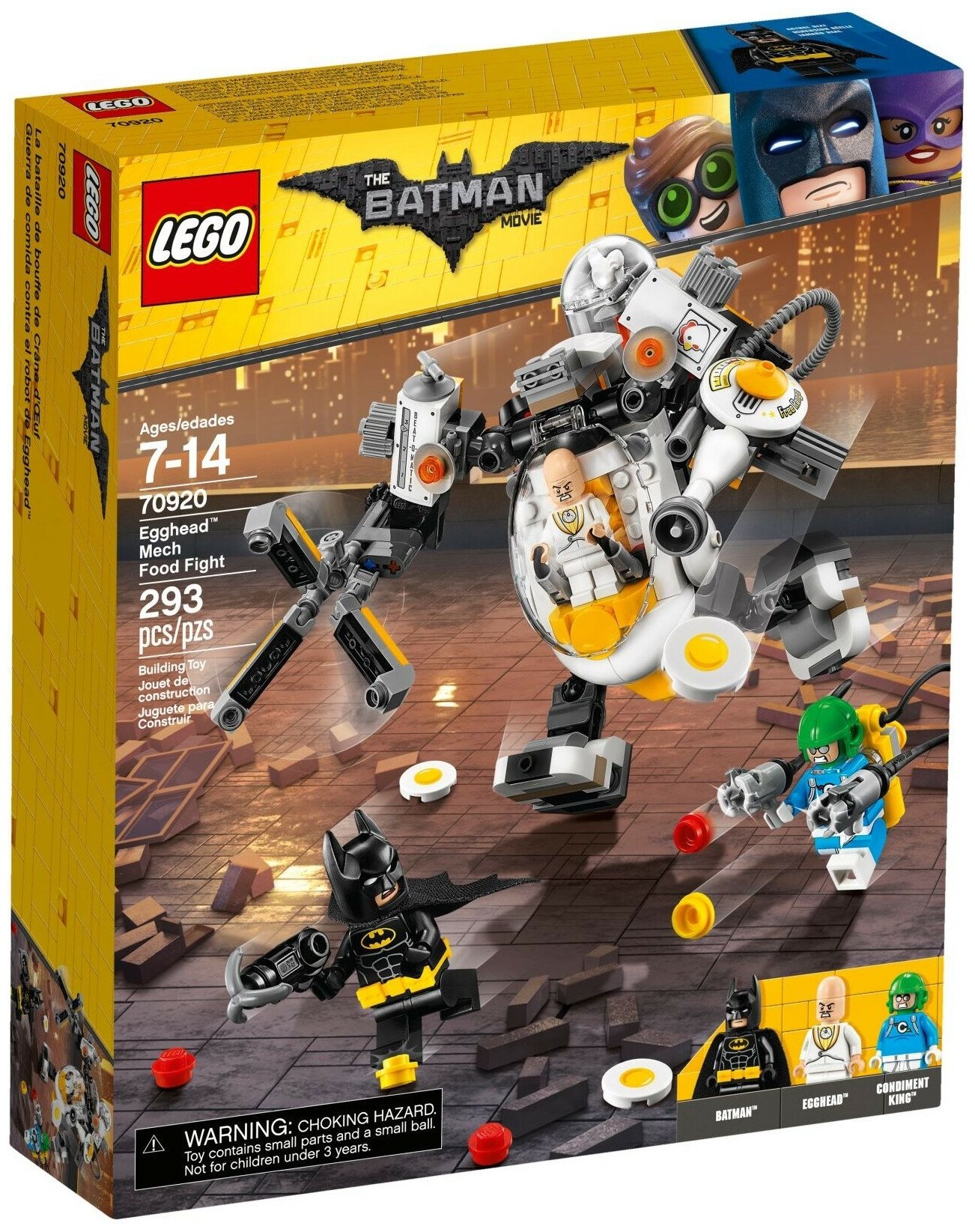 Конструктор LEGO Лего 70920 Бой с роботом Яйцеголового