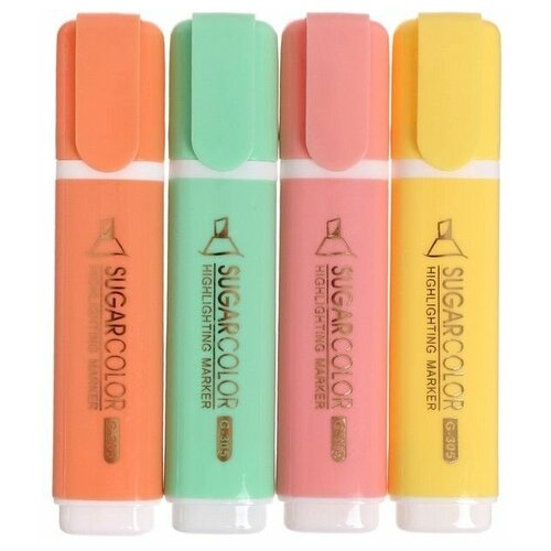 Набор маркеров-текстовыделителей Пастель 4 цвета 539₽