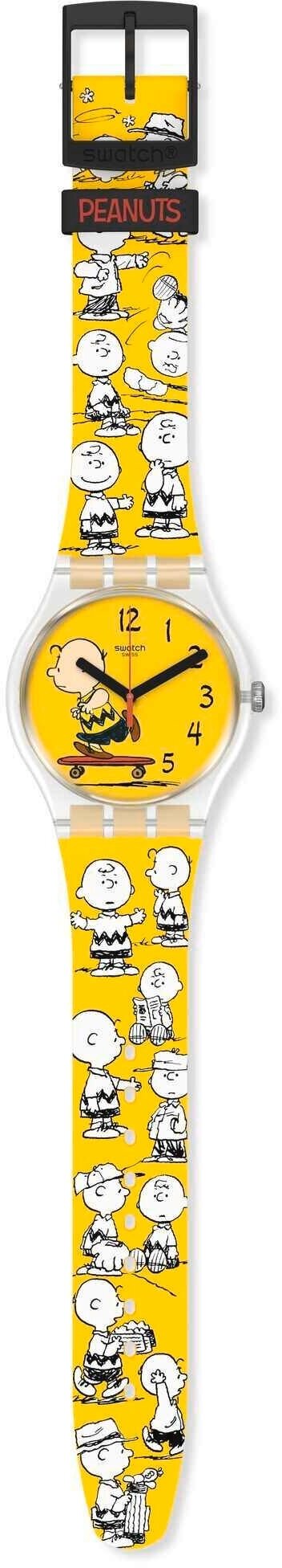 Наручные часы swatch, белый, желтый