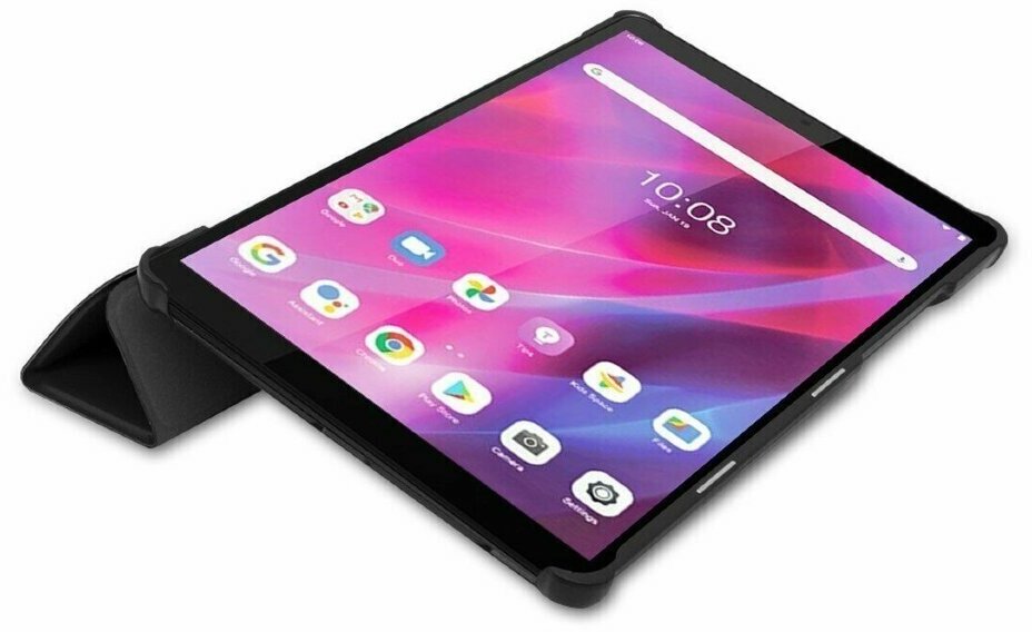 Планшетный чехол для Lenovo Tab M8 3rd Gen TB-8506, Lenovo Tab M8 TB-8505, TB-8705, Motorola Tab G20 (черный)