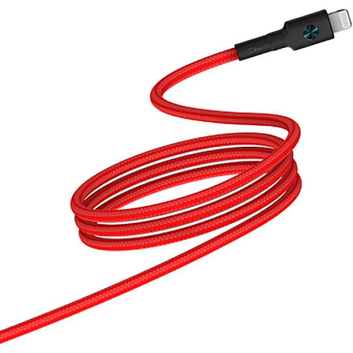 Кабель ZMI USB Type-C - Lightning (AL873K), 100 cм, красный комплект 5 штук кабель type c lightning 1 м xiaomi zmi красный al873k red