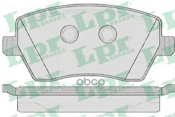 Колодки Тормозные Lada Largus/Nissan Note/Renault Duster/Kangoo/Kaptur Передние Lpr арт. 05P867