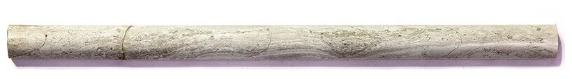 Бордюр (плинтус) из мрамора Natural Mosaic B032-1 серый светлый молдинг глянцевый