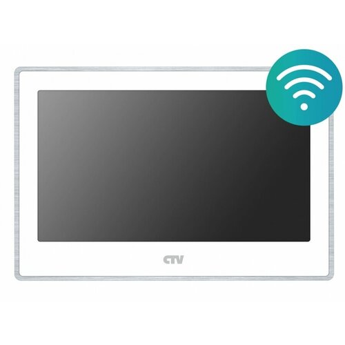 Монитор для домофона/видеодомофона CTV CTV-M5702 White белый ctv m5702 белый и ctv d4004 графит комплект многофункционального домофона hd wi fi 7