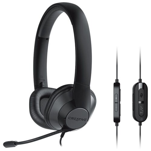 Creative HS-720 V2 black игровая гарнитура наушники с микрофоном оклик hs m500 черный черный 1 8м накладные оголовье 1900379