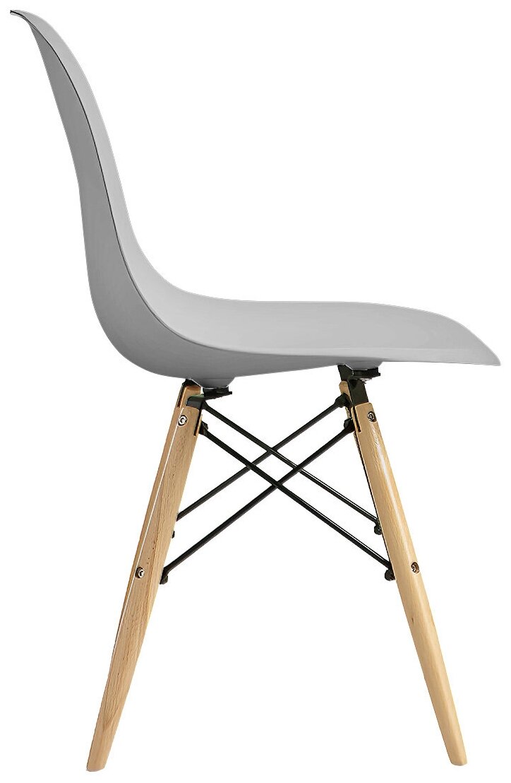 Кухонные стулья Ergozen Eames DSW Pro 4 шт комплект, серый - фотография № 11