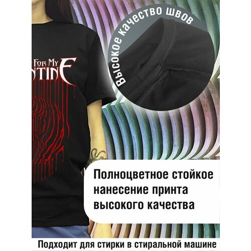 фото Футболка будь на стиле, хлопок, размер xs, черный