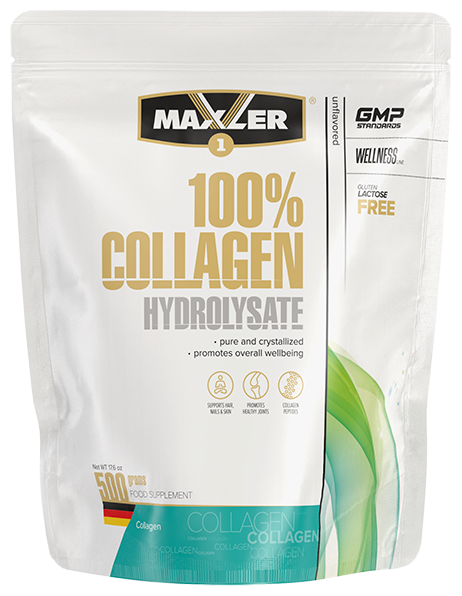 Препарат для укрепления связок и суставов Maxler 100% Сollagen Hydrolysate, 500 гр.