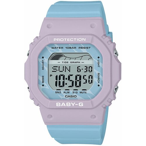 фото Наручные часы casio casio blx-565-2, серый, голубой