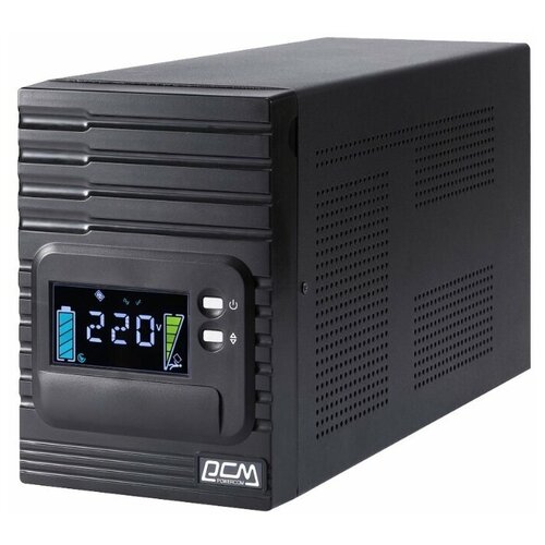 ИБП Powercom Smart King Pro+ SPR-2000 LCD, 1600Вт 2000ВА, black