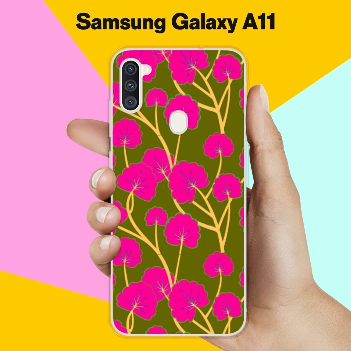 Силиконовый чехол на Samsung Galaxy A11 Узор 50 / для Самсунг Галакси А11