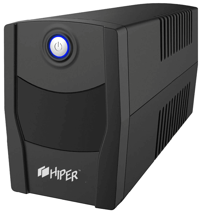 Блок питания HIPER ИБП HIPER CITY-850U, line-interactive, 850ВА(480Вт), 2 розетки Schuko, USB-порт, чёрный