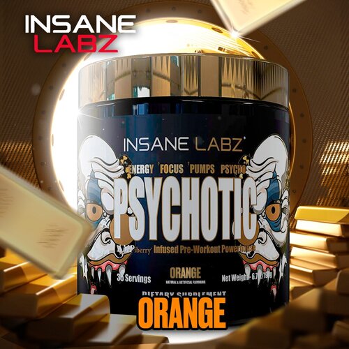 Insane Labz Psychotic Gold 35serv (orange)