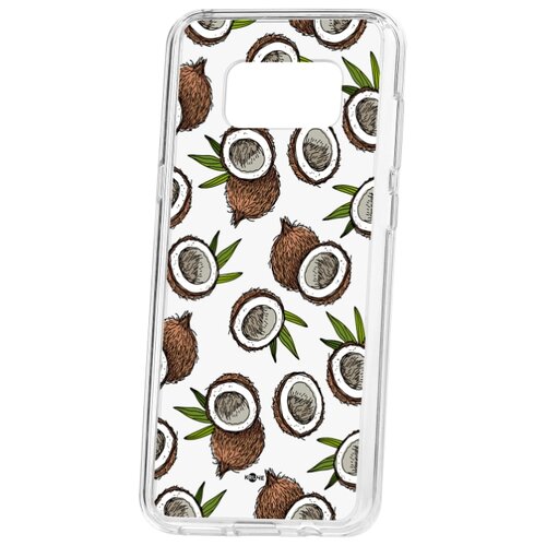 фото Чехол на samsung galaxy s8 plus kruche print кокосы