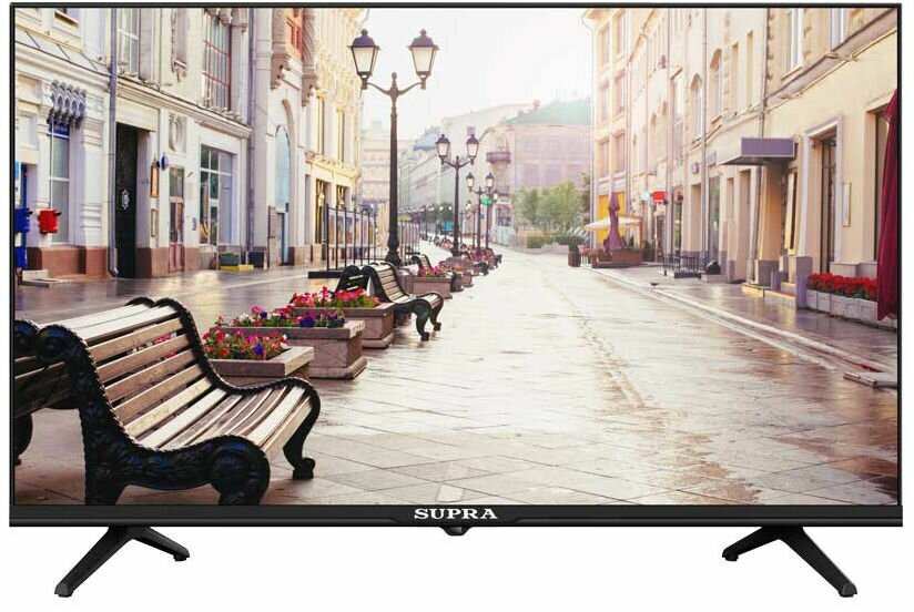 32" Телевизор Supra STV-LC32ST00100W, HD, черный, смарт ТВ, Android
