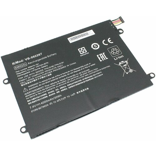 Аккумуляторная батарея для ноутбука HP Notebook X2 10-P010CA (HSTNN-IB7N) 7.4V 4000mAh OEM flip coil notebook student portable notebook loose leaf notebook mini small sized notebook