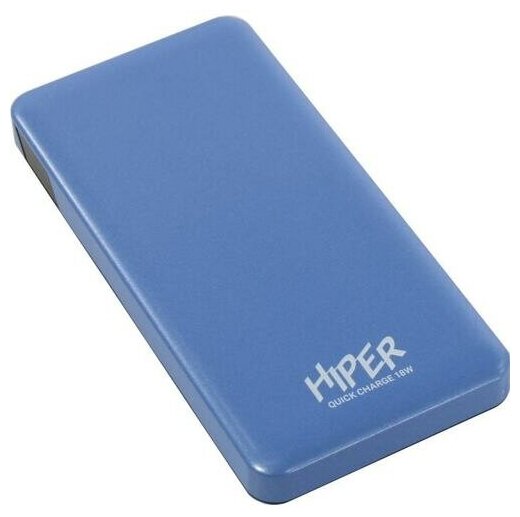 Внешний аккумулятор Hiper MFX 10000 10000mAh 3A QC PD 2xUSB голубой (MFX 10000 BLUE) - фото №11