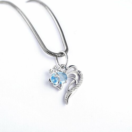 Подвеска Sirius Jewelry, серебро, 925 проба, родирование, фианит