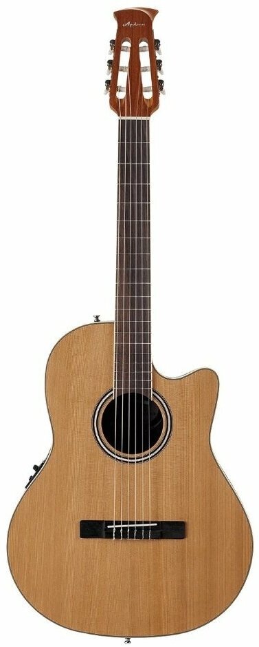 APPLAUSE AB24CII-CED Balladeer Mid Cutaway Nylon Natural Satin электроакустическая гитара (Китай) (OV515620)