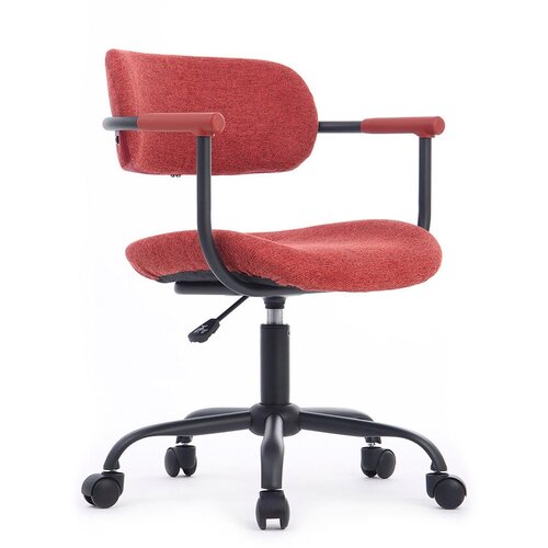 Компьютерное кресло Riva Design Kolin (W-231) Чёрный каркас/Красная ткань