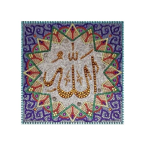 фото Аллах набор для выкладывания стразами 28х28 преобрана 201