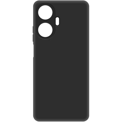 Чехол-накладка Krutoff Soft Case для Realme C55 черный чехол накладка krutoff soft case гирлянда для realme c55 черный