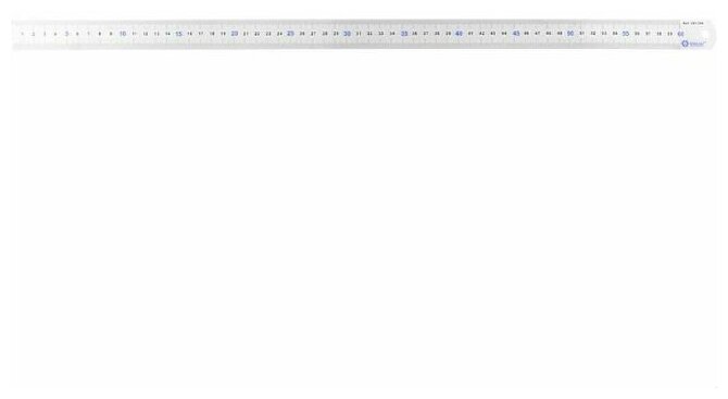 Линейка Кобальт 243-394 600х28х0.7мм нерж.сталь - фотография № 3