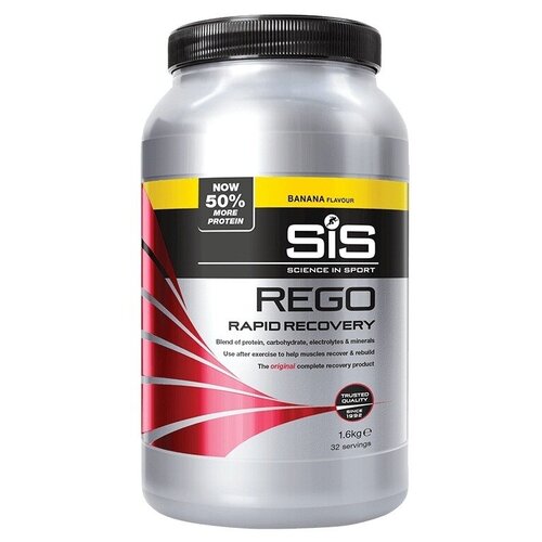 Восстановление SCIENCE IN SPORT (SiS) REGO Rapid Recovery 1600 г, Банан восстановление science in sport sis rego rapid recovery 18 x 50 г шоколад