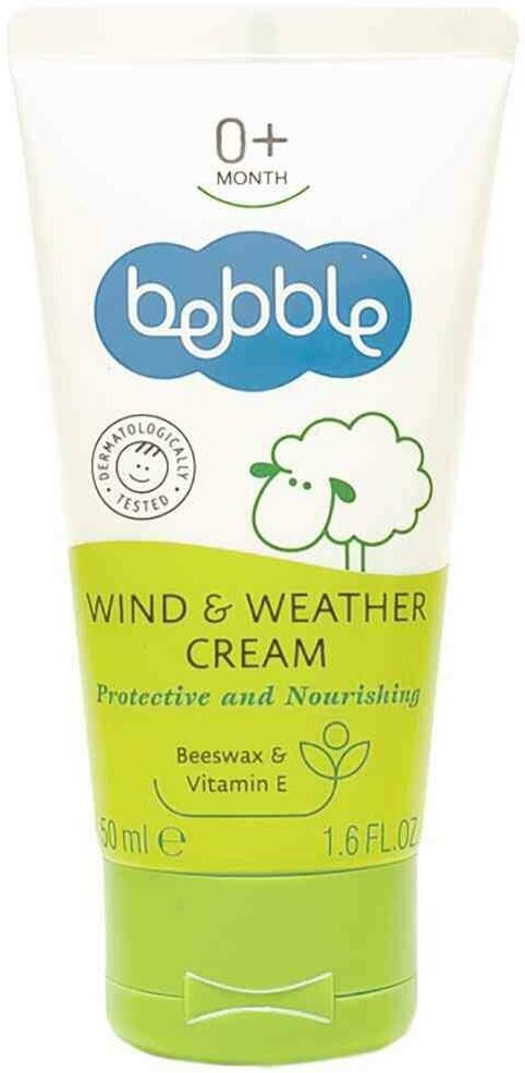 Крем Bebble детский для защиты от ветра и непогоды Wind & Weather Cream Bebble, 50 мл - фото №3