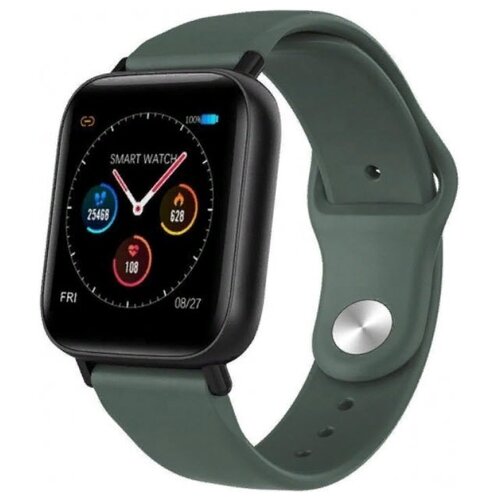 Умные часы BandRate Smart BRSQ1010 черныйзеленый 397400₽