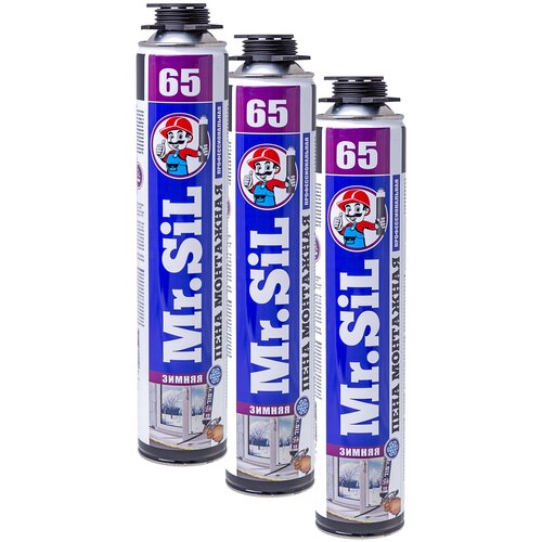 Пена профессиональная MrSiL 65зима 423₽