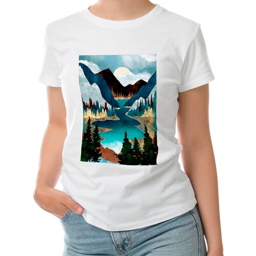 фото Футболка roly, размер s, белый