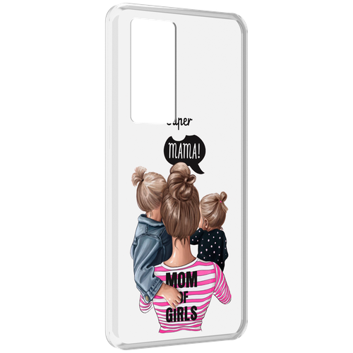 Чехол MyPads Мама-девочек женский для Realme GT Master Explorer Edition задняя-панель-накладка-бампер