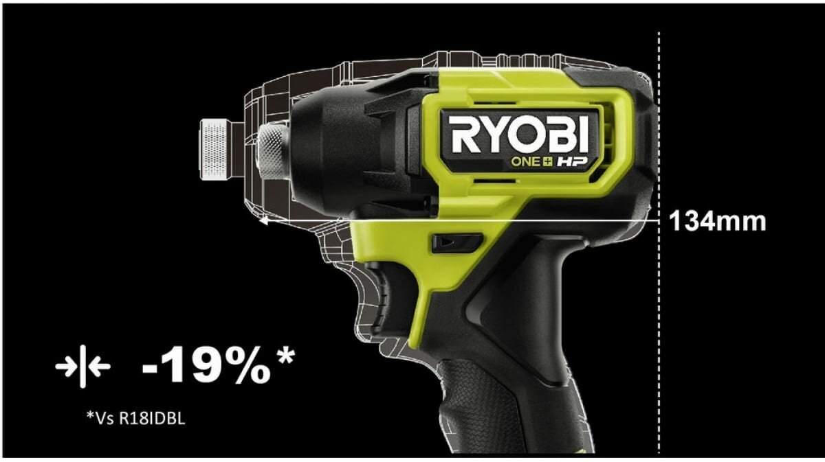 Импульсный винтоверт Ryobi ONE+ HP RID18C-0 - фотография № 16