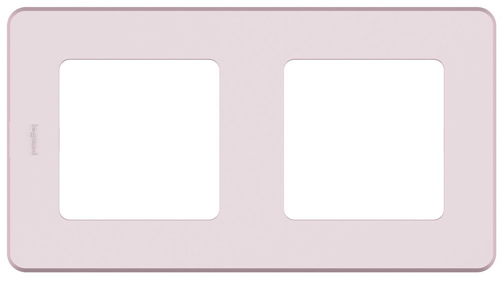 Рамка 2 поста INSPIRIA розовый | код 673944 | Legrand ( 1шт. )
