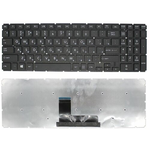 Клавиатура для ноутбука Toshiba Satellite L50-B, L50D-B, L55DT-B, S50-B, C50-B, C50D-B черная