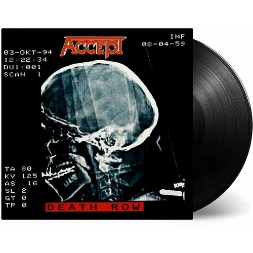 ACCEPT Death Row Reissue 12” Винил рок music on vinyl accept objection overruled