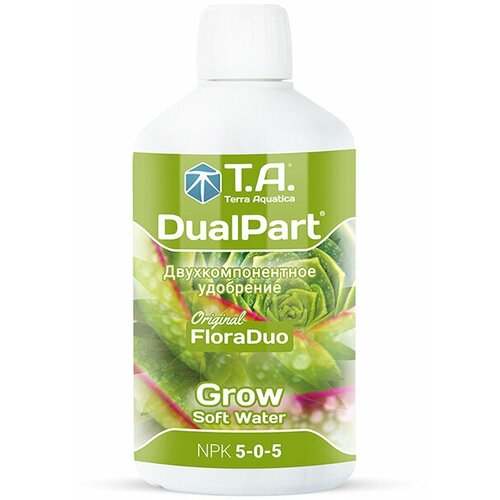 минеральное удобрение ghe flora duo grow sw t a dualpart grow sw 500 мл Минеральное удобрение Terra Aquatica DualPart Grow SW 0,5 л (для мягкой воды)