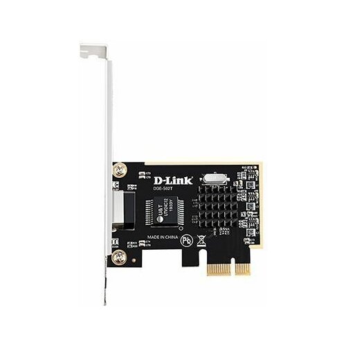 Сетевой адаптер Gigabit Ethernet D-Link DGE-562T PCI Express x1 [dge-562t/a] сетевая карта d link dge 562t pci express 3 0 среда передачи данных кабель 5 gbps