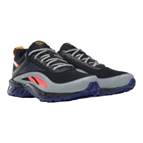 Кроссовки женские Reebok Ridgerider 6.0, цвет: (черный, фиолетовый, оранжевый). GW1797. Размер 8,5 (39)